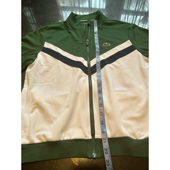 Kids' Ultra Dry Abrasion-Resistant Tennis Sweat Suit Jacket, Green, Size 14 - Picture 6 of 10